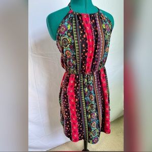 Colorful Dress, Ties Around Neck